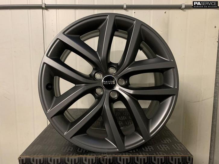 Originele 20 inch Mat Antraciete Range Rover Velar velgen, Auto-onderdelen, Banden en Velgen, Banden en Velgen, 20 inch, Gebruikt