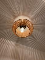 Rotan plafondlamp, Huis en Inrichting, Lampen | Plafondlampen, Ophalen, Zo goed als nieuw