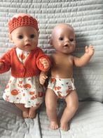 292.Babyborn: Nieuw 4 delig setje met vosjes, Ophalen of Verzenden, Nieuw, Babypop