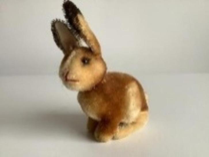 vintage Steiff konijntje "Sonny" met draaihoofd, Antiek en Kunst, Antiek | Speelgoed, Ophalen of Verzenden
