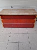 Vintage zitbank turnplint, Ophalen, Gebruikt