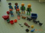 Playmobil Familie en diverse mannetjes en huisdieren, Ophalen of Verzenden, Zo goed als nieuw, Los Playmobil