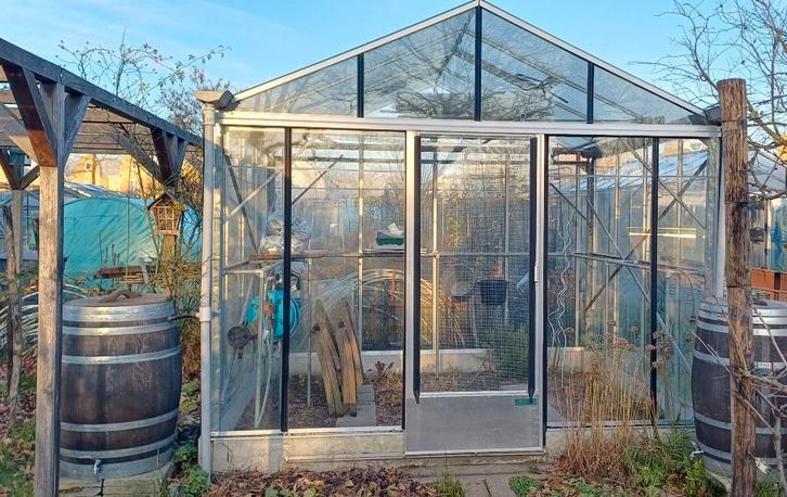 Stappaerts Hobbyserre - 3,35x3,00m - hoog model, Tuin en Terras, Kassen, Gebruikt, Kweekkas, Staal, Glas, Ophalen