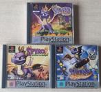 PS1 SPYRO 1 + SPYRO 2 + SPYRO 3 ( The Dragon Glimmer Year ), Enlèvement ou Envoi, Utilisé, Aventure et Action, À partir de 3 ans