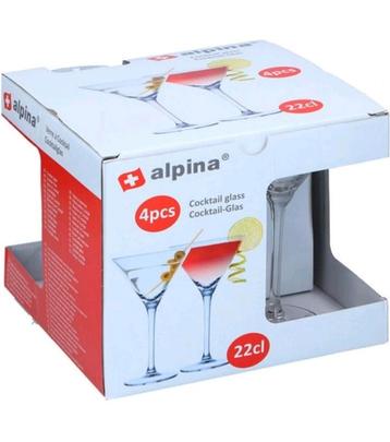 Alpina cocktail glazen Nieuw  beschikbaar voor biedingen
