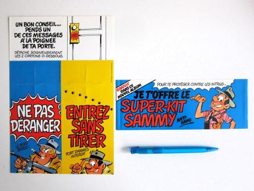 Spirou : Accroche-portes Sammy + bandeau tome 22 (1987), Boeken, Stripverhalen, Zo goed als nieuw, Eén stripboek, Ophalen of Verzenden