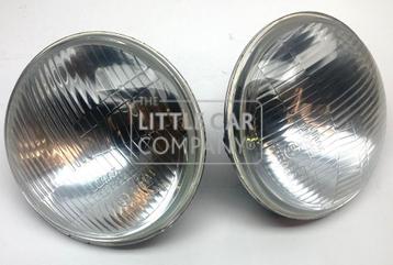 7 INCH KOPLAMPEN SET , BOL GLAS+STADSLICHT beschikbaar voor biedingen
