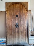 Eiken voordeur, Doe-het-zelf en Bouw, Deuren en Vliegenramen, Gebruikt, 215 cm of meer, Buitendeur, Hout