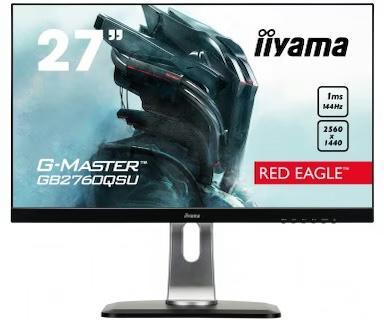 Iiyame Gaming monitor 27” 1440p QHD 144Hz GB2760QSU-B1, Computers en Software, Monitoren, Zo goed als nieuw, 101 t/m 150 Hz, DisplayPort