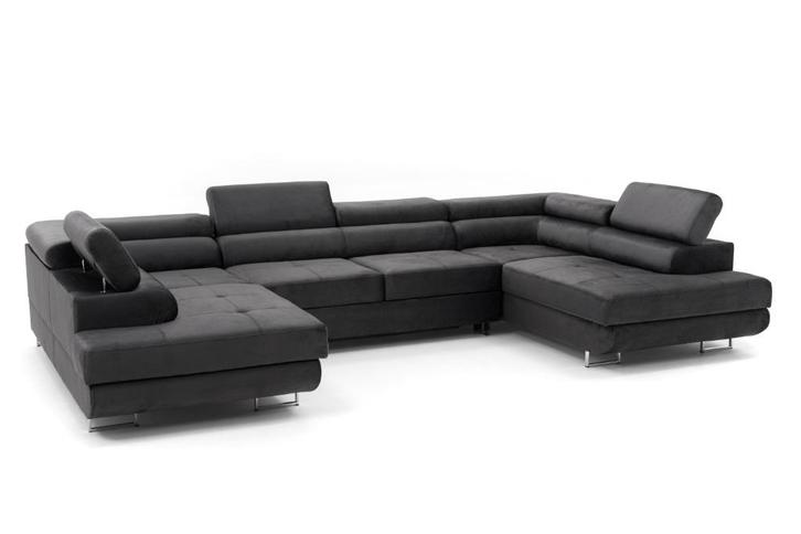 U-VORM SOFA met slaapfunctie & opbergruimte - STOCKVERKOOP!, Huis en Inrichting, Zetels | Zetels, Nieuw, Hoekbank, Vierpersoons of meer