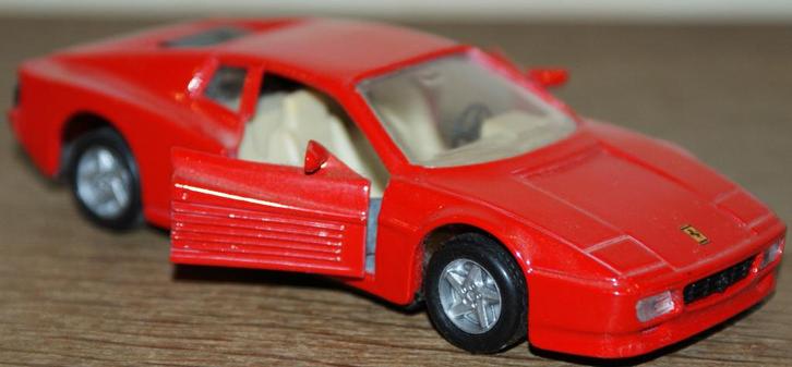 MAISTO (Collection SHELL) - Ferrari 512TR rouge - 1:39, Hobby en Vrije tijd, Modelauto's | Overige schalen, Zo goed als nieuw