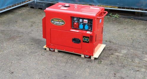 NOODSTROOM STROOMGROEP/GENERATOR 9500W 11,9KVA NIEUW ACTIE, Doe-het-zelf en Bouw, Aggregaten, Nieuw, Dieselolie, 10 tot 30 kVA