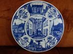 Assiette vintage bleu de Delft Valkenburg assiette murale, Antiquités & Art, Enlèvement ou Envoi