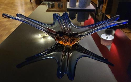 Schaal in kristal van Val Saint-Lambert, Antiek en Kunst, Antiek | Glaswerk en Kristal, Ophalen