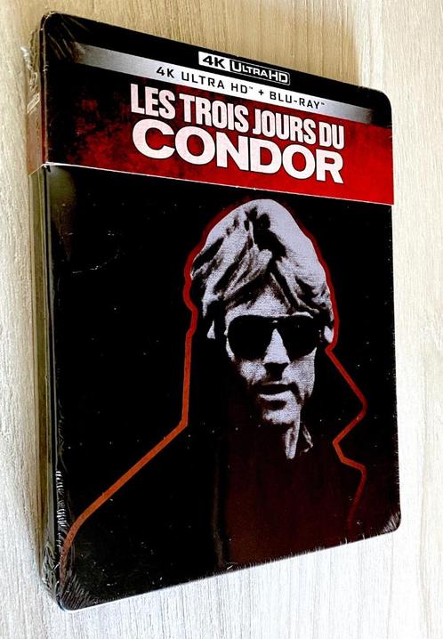 LES 3 JOURS DU CONDOR // Steelbook 4K UHD// NEUF/ Sous CELLO, CD & DVD, Blu-ray, Neuf, dans son emballage, Thrillers et Policier