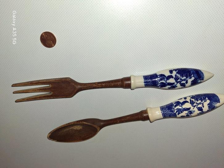 Antiek en vintage saladebestek, Antiek en Kunst, Antiek | Bestek, Ophalen of Verzenden