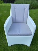 6 Tuinstoelen + waterbestendige kussens, Tuin en Terras, Ophalen, Gebruikt, Kunststof