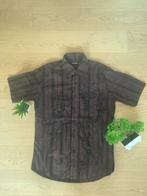 Hempt springfield, Kleding | Heren, Overhemden, Paars, Ophalen of Verzenden, Zo goed als nieuw, Halswijdte 41/42 (L)