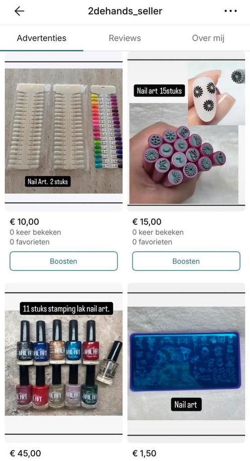 Nagel spulletjes TE KOOP (per. Stuk), Handtassen en Accessoires, Uiterlijk | Lichaamsverzorging, Zo goed als nieuw, Overige typen