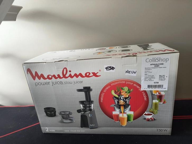 Moulinex slowjuicer, Elektronische apparatuur, Juicers, Nieuw, Slowjuicer, Elektrisch, Ophalen of Verzenden
