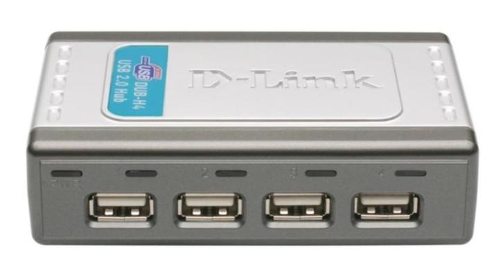 concentrateur d-link USB-DUB-h4, Computers en Software, Netwerk switches, Zo goed als nieuw, Ophalen of Verzenden