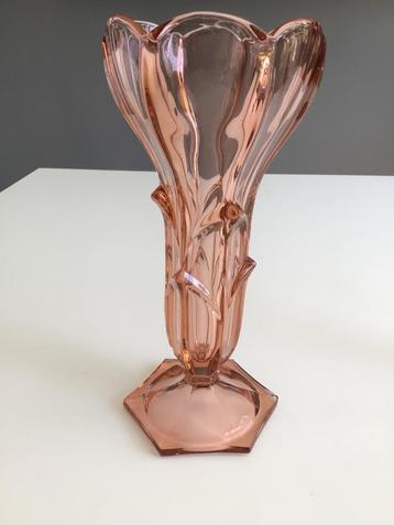 Vase Art Déco Hermanova Hut Stölzle, Enlèvement ou Envoi