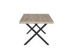 Eettafel in franse eik stijl., Ophalen, 200 cm of meer, 50 tot 100 cm, Zo goed als nieuw