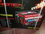 generator Powertech 6500W, Doe-het-zelf en Bouw, Aggregaten, Ophalen, Nieuw, Benzine, Elektrisch startend