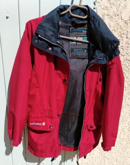 Lafuma (Climaway): rood parka regenjas jas winddicht , S, Kleding | Dames, Jassen | Zomer, Zo goed als nieuw, Maat 36 (S), Rood
