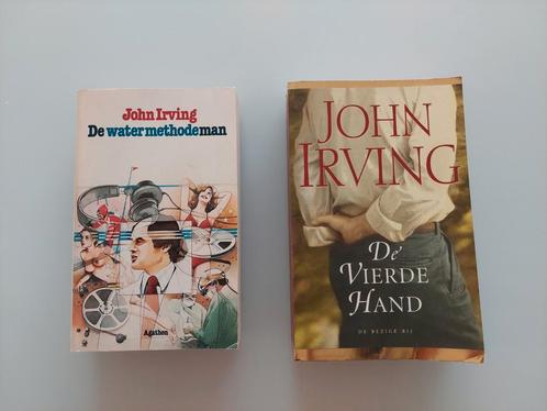 John Irving - De watermethodeman & De vierde hand, Livres, Romans, Utilisé, Pays-Bas, Enlèvement ou Envoi