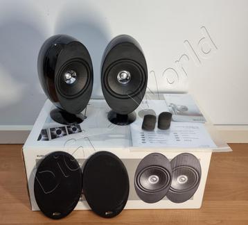 KEF KHT 3005 hoogglans zwart beschikbaar voor biedingen