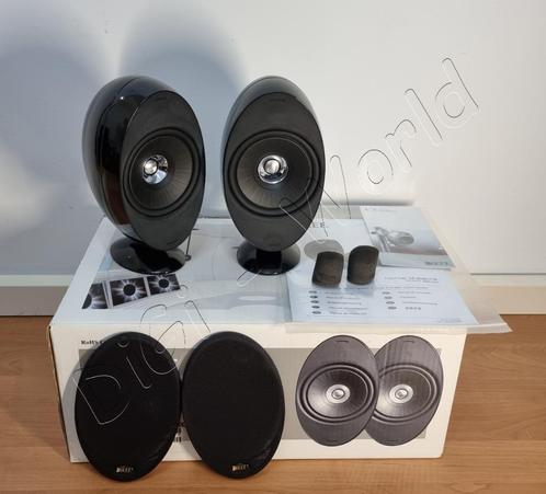 KEF KHT 3005 hoogglans zwart, Audio, Tv en Foto, Luidsprekerboxen, Zo goed als nieuw, Front, Rear of Stereo speakers, 60 tot 120 watt