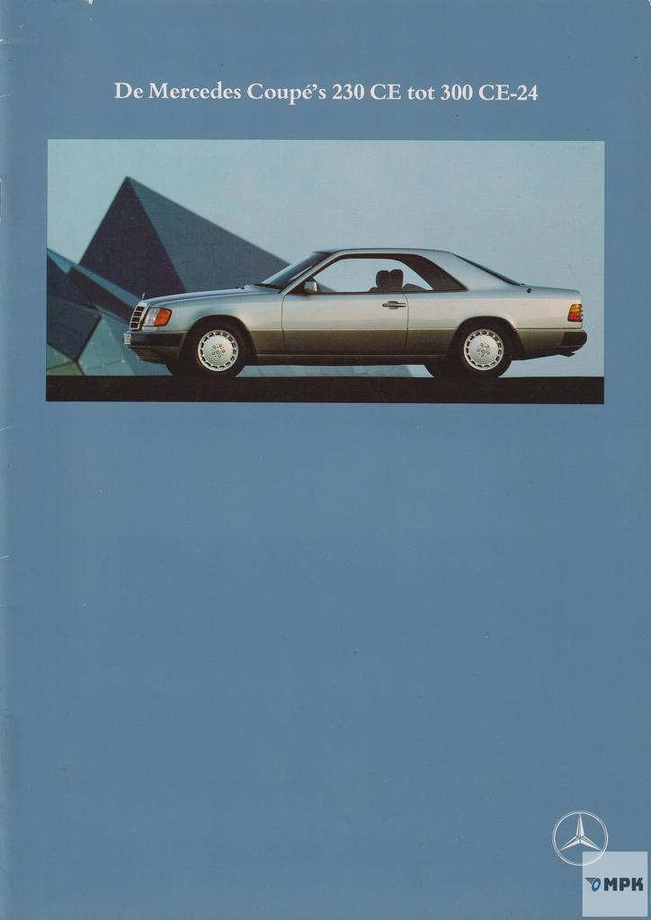 Mercedes-Benz 230CE 300CE-24 1990 Brochure Nederlands, Boeken, Auto's | Folders en Tijdschriften, Gelezen, Ophalen of Verzenden