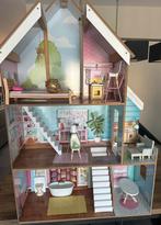 Houten poppenhuis Kidkraft, Ophalen, Zo goed als nieuw, Poppenhuis