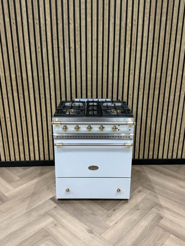 Prachtig Lacanche Fornuis 70cm Gas Wit + Hete Lucht, Elektronische apparatuur, Fornuizen, Gas, Grill, Ophalen of Verzenden
