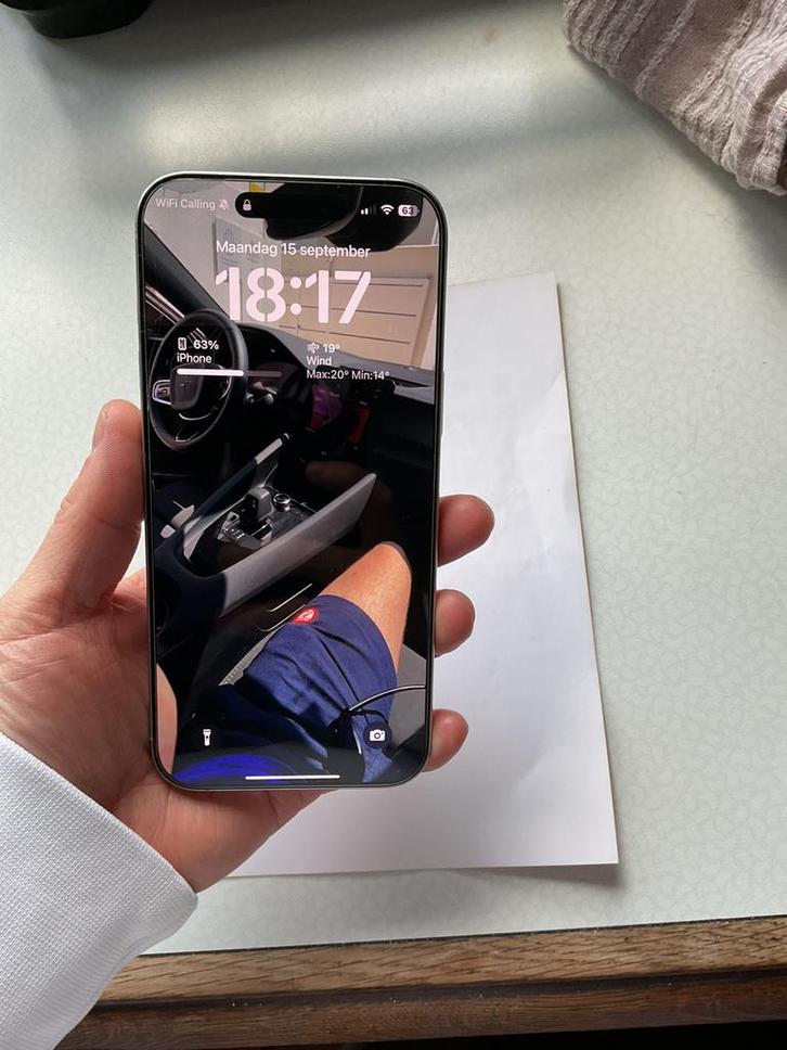 Iphone 16 pro max 264 GB, Telecommunicatie, Mobiele telefoons | Apple iPhone, Zo goed als nieuw, Ophalen