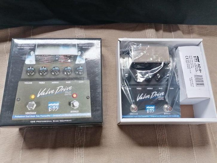 EBS Valve Drive DI (bass preamp / overdrive with tube), Musique & Instruments, Effets, Comme neuf, Distortion, Overdrive ou Fuzz