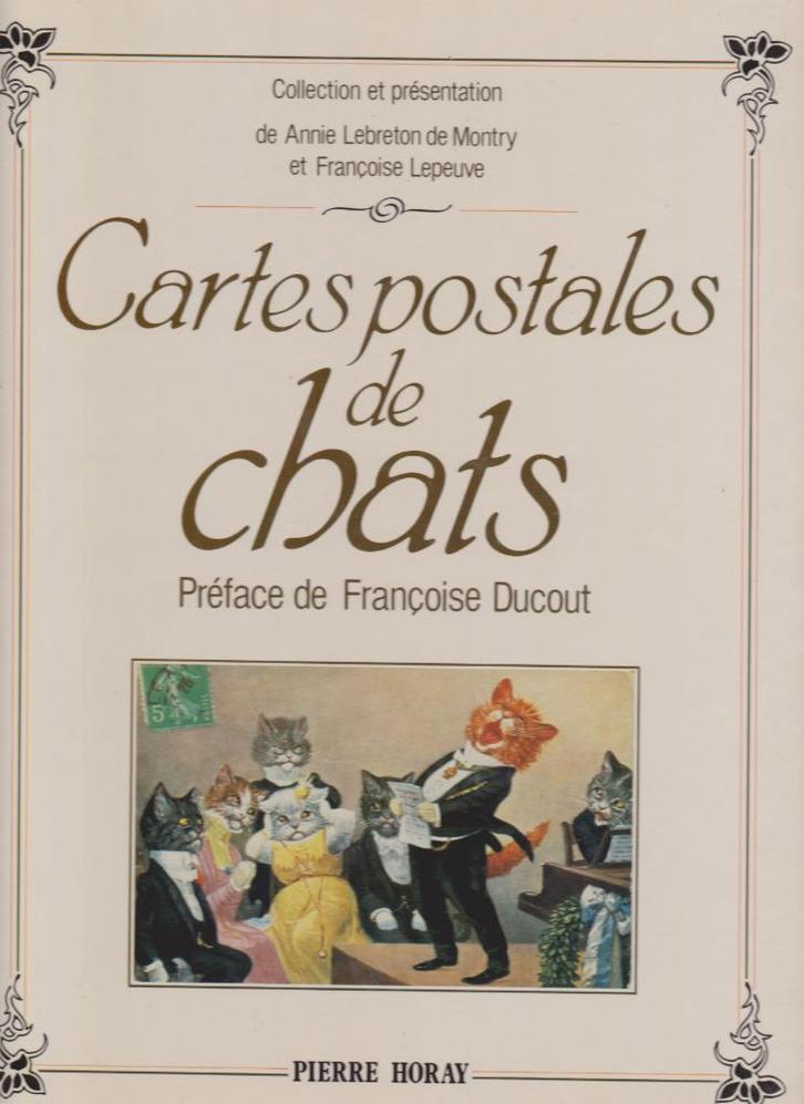 CARTES POSTALES DE CHATS ( HORAY - 1984 ), Verzamelen, Postkaarten | Dieren, Hond of Kat, Ophalen of Verzenden