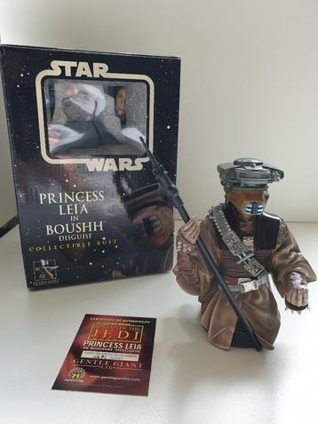 Leia Boushh Disguise 1/6 Gentle Giant Star Wars buste beschikbaar voor biedingen