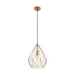 Antieke koperen hanger met lamp, Gebruikt