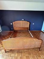 Rotan bed te koop, Huis en Inrichting, Ophalen, Gebruikt, Bruin, Tweepersoons