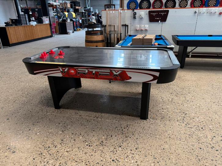 Airhockey basic home , metalen (rvs) speelveld, Sport en Fitness, Biljarten en Poolen, Gebruikt, Ophalen