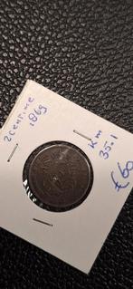 1#    België 2 centime 1869 Fr., Postzegels en Munten, Ophalen of Verzenden