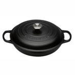Le Creuset Gietijzeren campagnard in Mat Zwart 30cm 3,5l, Ophalen, Nieuw, Gietijzer