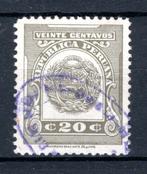 PERU Yt. Revenue stamp 20 c, Postzegels en Munten, Ophalen of Verzenden, Gestempeld, Zuid-Amerika