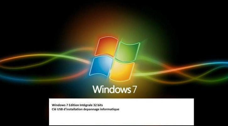 Clé USB d'installation depannage informatique, Informatique & Logiciels, Logiciel d'Édition, Neuf, Windows, Enlèvement ou Envoi