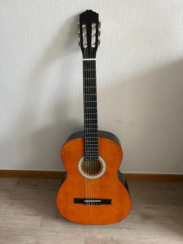 gitaar nieuw in hoes beschikbaar voor biedingen