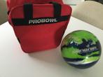 Bowling bal van het merk “Probowl” en tas, nieuwe staat., Enlèvement ou Envoi, Neuf, Boule