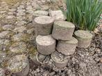Ronde klinkers 35-40 m2 gratis waterdoorlatend, Tuin en Terras, Ophalen, Gebruikt