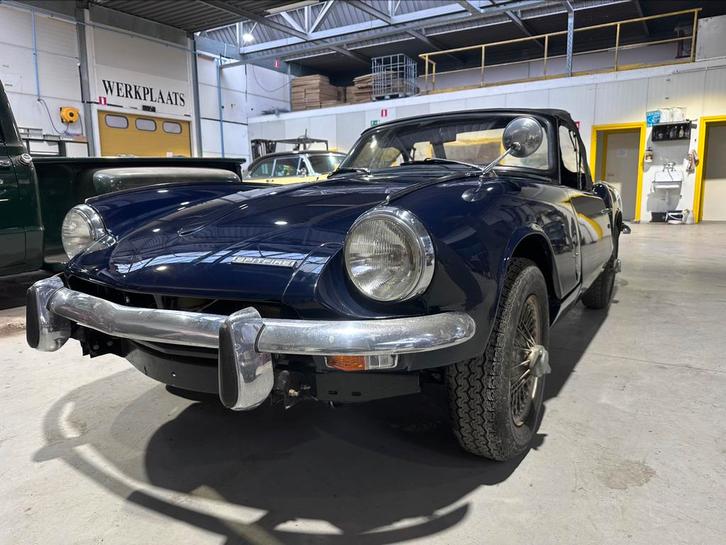 Triumph Spitfire MK3 - 1300cc - 1970 - lichte opknappper, Auto's, Oldtimers, Bedrijf, Te koop, Triumph, Benzine, Cabriolet, 2 deurs